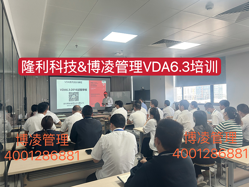 隆利集團(tuán)和博凌管理顧問開展一周VDA6.3過程審核課程培訓(xùn)